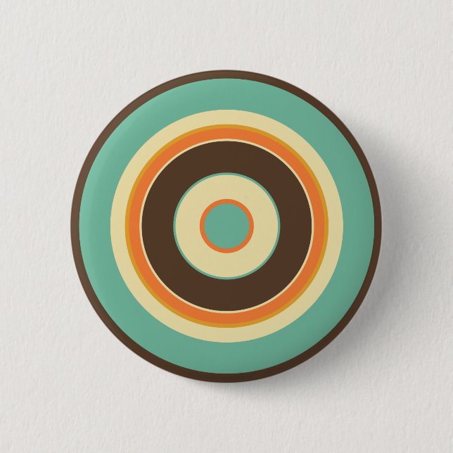 Colourful Circles 02 6 Cm Round Badge (Front)