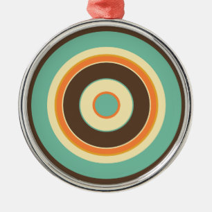 Colourful Circles 02 Metal Tree Decoration