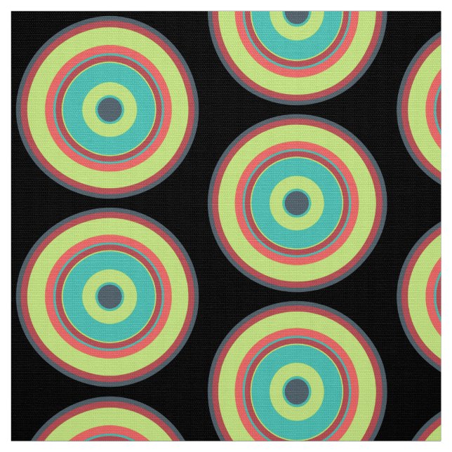 Colourful Circles 04 Fabric (Swatch)