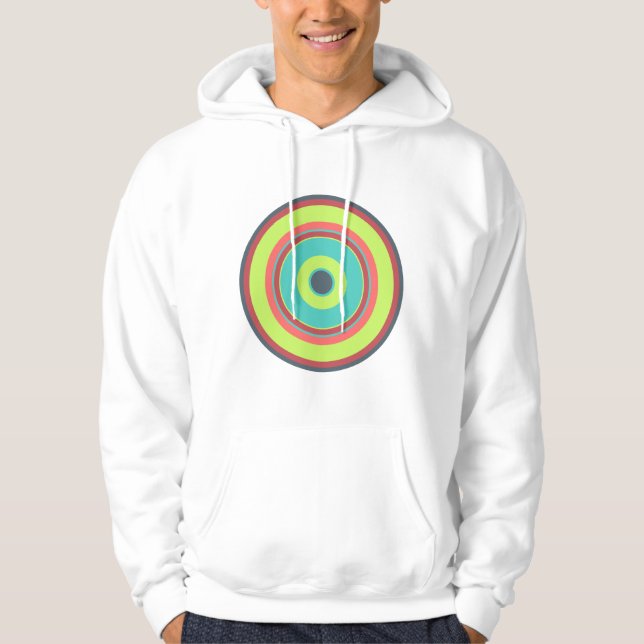 Colourful Circles 04 Hoodie (Front)