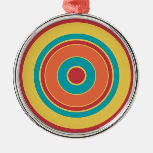 Colourful Circles 05 Metal Tree Decoration