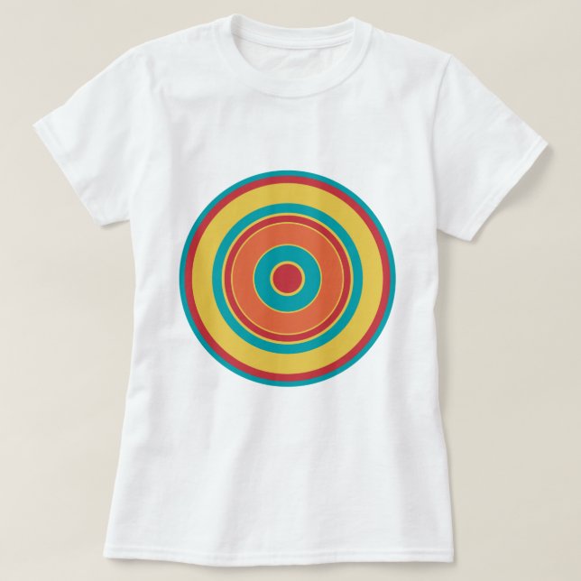 Colourful Circles 05 T-Shirt (Design Front)