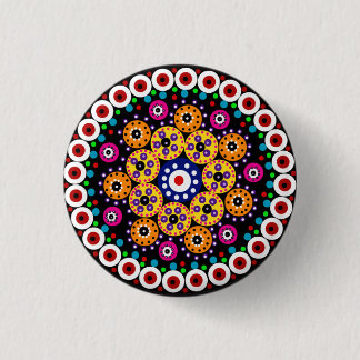 Colourful Circles 3 Cm Round Badge