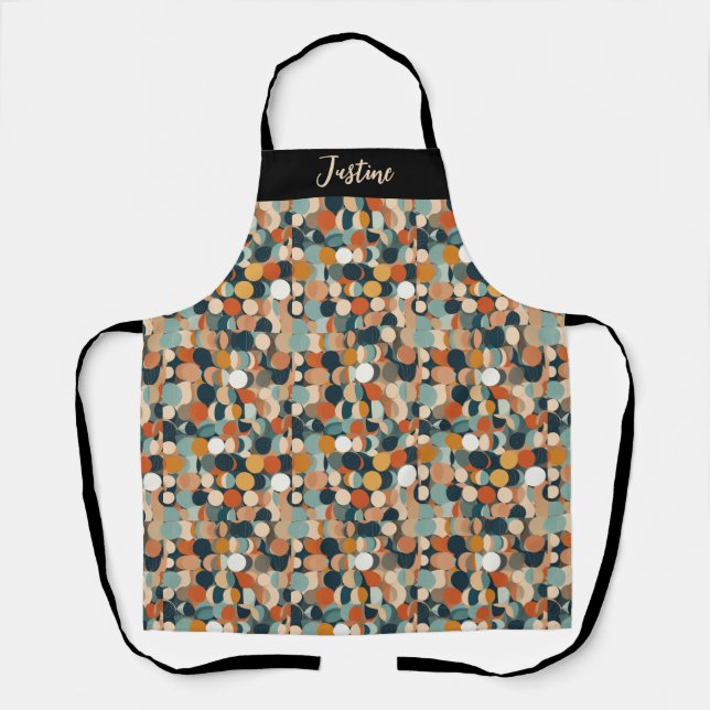 Colourful Circles Apron (Front)
