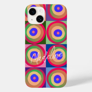 Colourful circles art Case-Mate iPhone 14 case