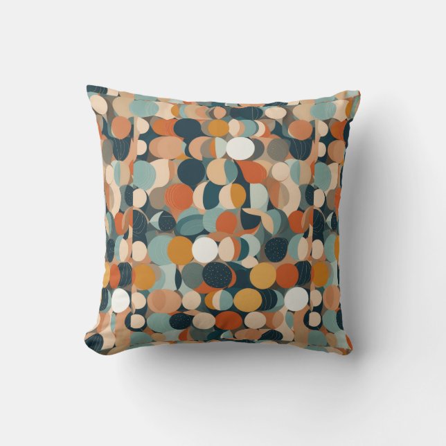Colourful Circles Cushion (Front)