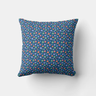 Colourful circles cushion