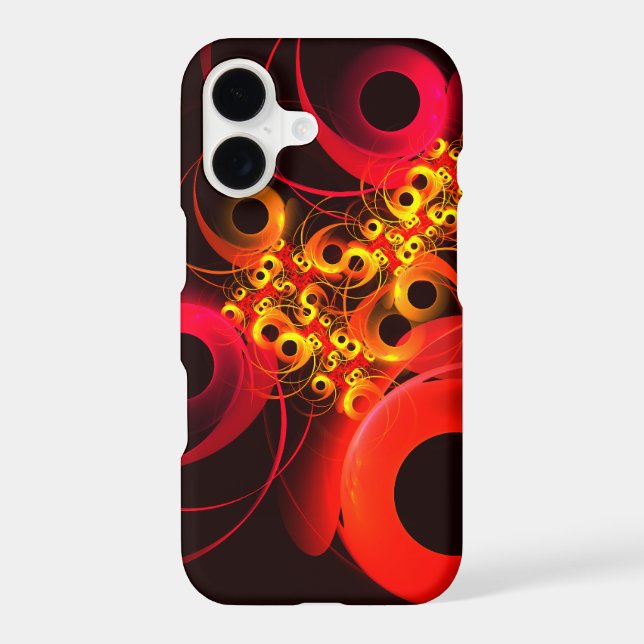 Colourful Circles Modern Abstract Art Pattern #08 (Back)