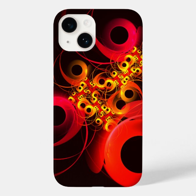 Colourful Circles Modern Abstract Art Pattern #08 Case-Mate iPhone Case (Back)