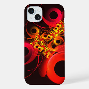 Colourful Circles Modern Abstract Art Pattern #08 iPhone 15 Plus Case