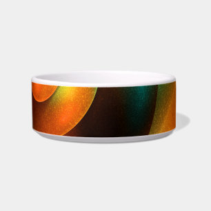 Colourful Circles Modern Abstract Art Pattern #18 Bowl