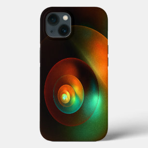 Colourful Circles Modern Abstract Art Pattern #18 iPhone 13 Case