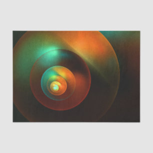 Colourful Circles Modern Abstract Art Pattern #18 Tissue Paper