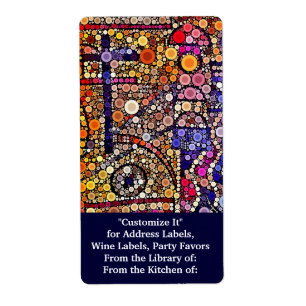 Colourful Circles Mosaic Southwestern Cross Design
