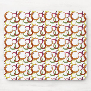 Colourful Circles Mouse Mat