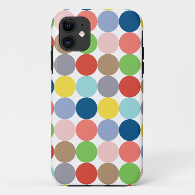 colourful circles of pastel colour... Case-Mate iPhone case (Back)