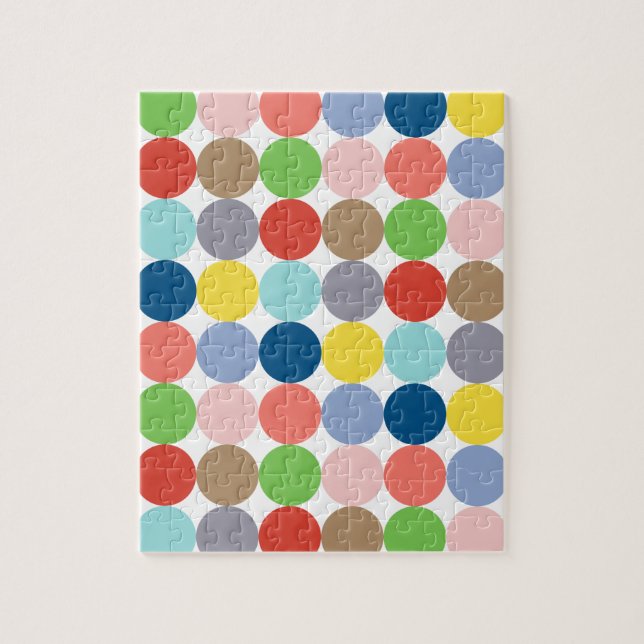 colourful circles of pastel colour... jigsaw puzzle (Vertical)