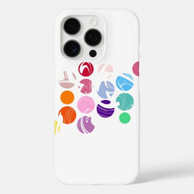 Colourful Circles Pattern Case-Mate iPhone Case (Back)