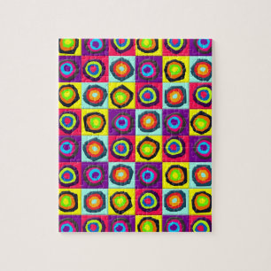 Colourful Circles Pattern Jigsaw Puzzle