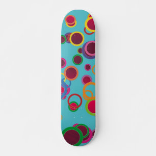 Colourful Circles Skateboard