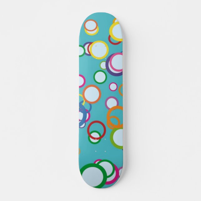 Colourful Circles Skateboard (Front)