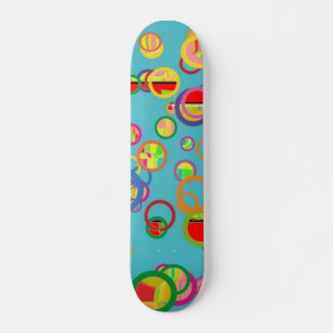 Colourful Circles Skateboard
