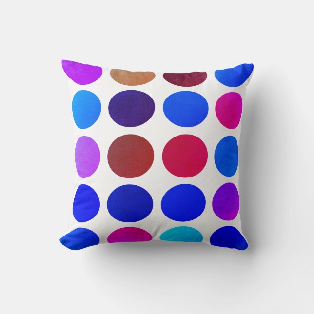 Colourful Circles Whimsy 2 Cushion (Front)