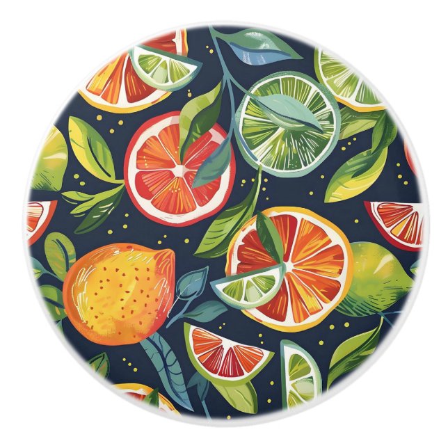 Colourful citrus ceramic knobs (Front)