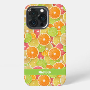 Colourful Citrus custom name phone cases