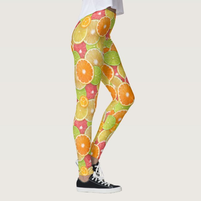 Colourful Citrus Leggings (Right)