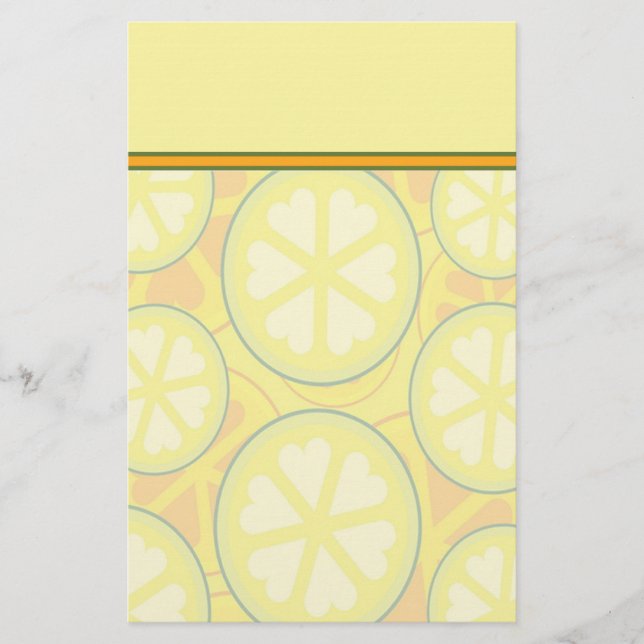 Colourful Citrus Stationery with Letterhead (Front)
