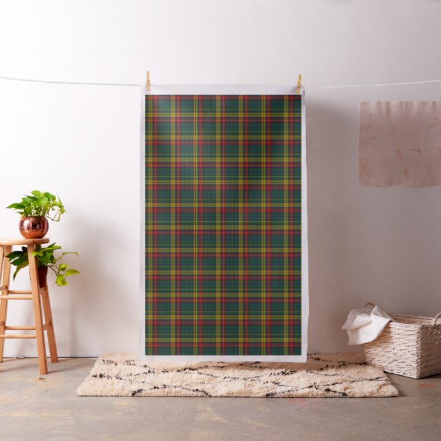 Colourful Clan Buchanan Tartan Plaid Fabric (In Situ)