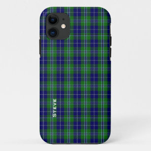 Colourful Clan Douglas Tartan Plaid iPhone 11 Case