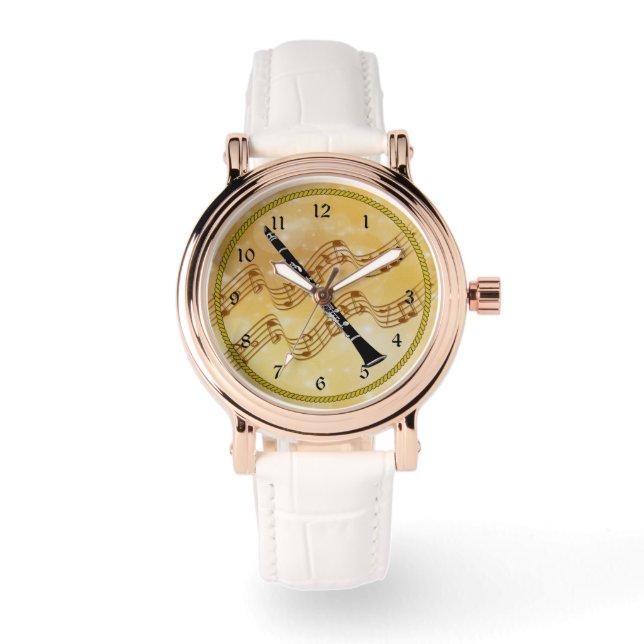 Colourful Clarinet Design Watch (Front)
