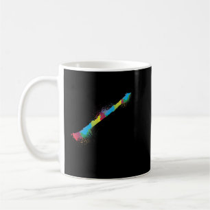 Colourful Clarinet Retro Music Lover Clarinetist3 Coffee Mug