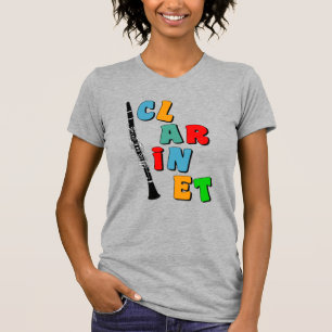 Colourful Clarinet T-Shirt