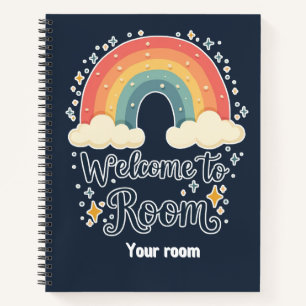 Colourful Class Decor – Welcome Poster Notebook