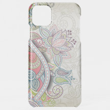 Colourful classy Ornate Paisley Floral Art Motif