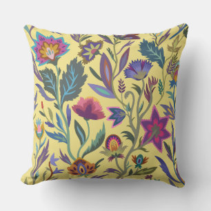 Colourful classy Victorian decor for mama l Yellow Cushion