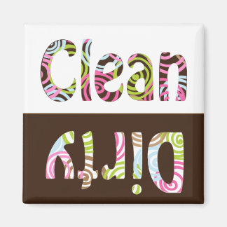 Colourful Clean/Dirty Dish Washer Magnet