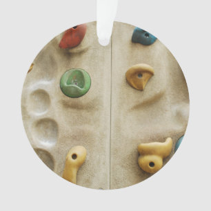 Colourful Climbing Wall Rocks Ornament