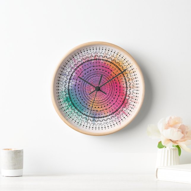 Colourful Clock (Home)