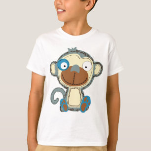 Colourful Cloth Monkey for Kids T-Shirt