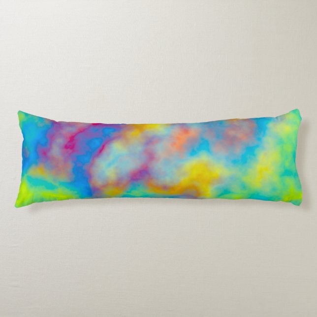 Colourful clouds  body cushion (Front)
