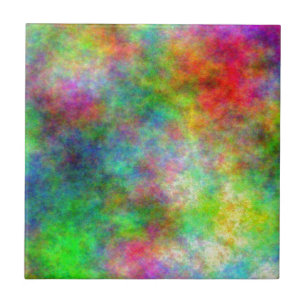 Colourful Clouds Tile