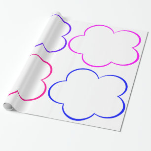Colourful Clouds Wrapping Paper