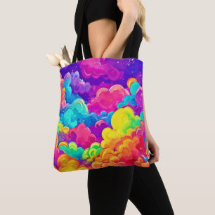 Colourful Cloudscape Art Tote Bag
