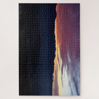 Colourful cloudy sunset puzzle