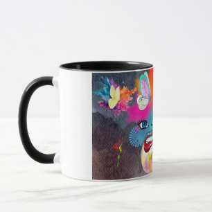 Colourful Clown Character Mug