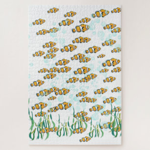 Colourful Clown Fish Challenging Fun Giant Jigsaw Puzzle